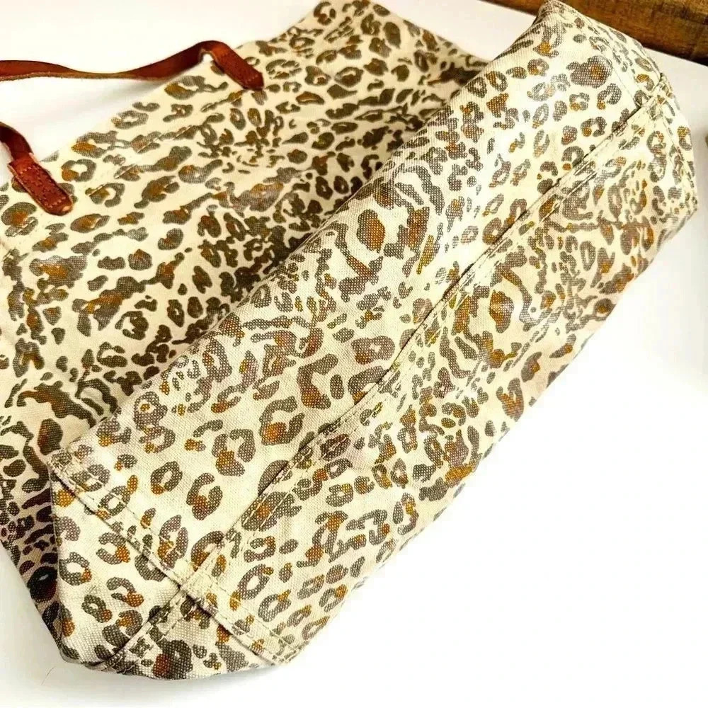 Madewell The Canvas Transport Tote Print Edition Cheetah/Leopard - Picture 10 of 11
